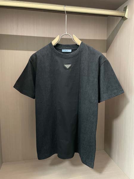 2025年7月10日入荷新作Prada半袖Tシャツ 高级品超...