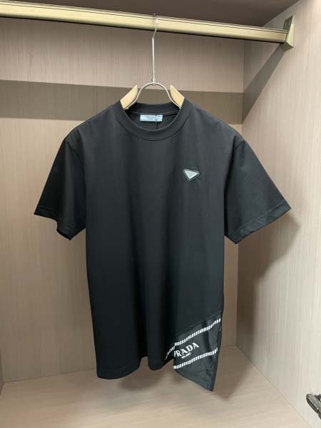 2025年7月10日入荷新作Prada半袖Tシャツ 高级品超...