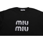 2025年7月11日入荷新作Miu Miu半袖 tシャツ 高级品/入手困難/誕生日プレゼント/FG工場XS-L