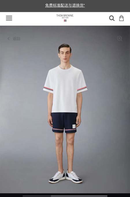 2025年7月16日入荷新作THOM BROWN半袖Tシャツ...