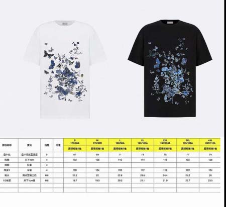 2025年7月16日入荷新作Dior半袖Tシャツ 高级品/ビ...