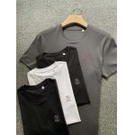 2025年7月17日入荷新作Brunello Cucinelli半袖Tシャツ 高级品/ビジネス/入手困難/誕生日プレゼント/COLO工場M-XXXL
