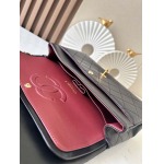 2025年7月17日入荷新作シャネル バッグ最高級品Chan1Vintage Size:26cm  ：A2220  黑色 羊皮恋人プレゼント/誕生日/母の日/母のひプレゼント/お祝い女性結婚祝い/KK工場