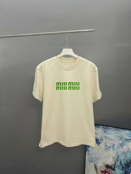2025年7月23日入荷新作MiuMiu半袖 tシャツ人気商...