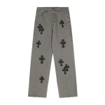 2025年7月31日入荷新作Chrome Heartsデニムパンツ高品質人気商品/DW工場