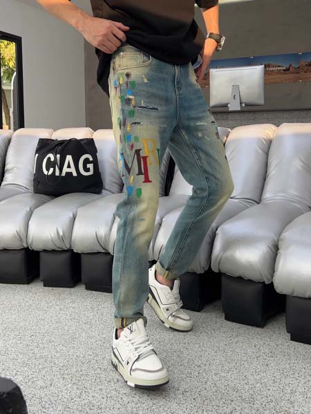 2025年8月2日入荷新作Amiri  RIジーパン人気/【极品】/DW工場