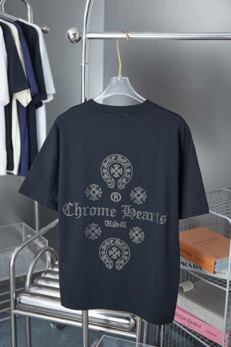 2025年8月4日入荷新作Chrome hearts半袖 tシャツ人気商品/DW工場