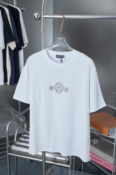 2025年8月4日入荷新作Chrome hearts半袖 tシャツ人気商品/DW工場