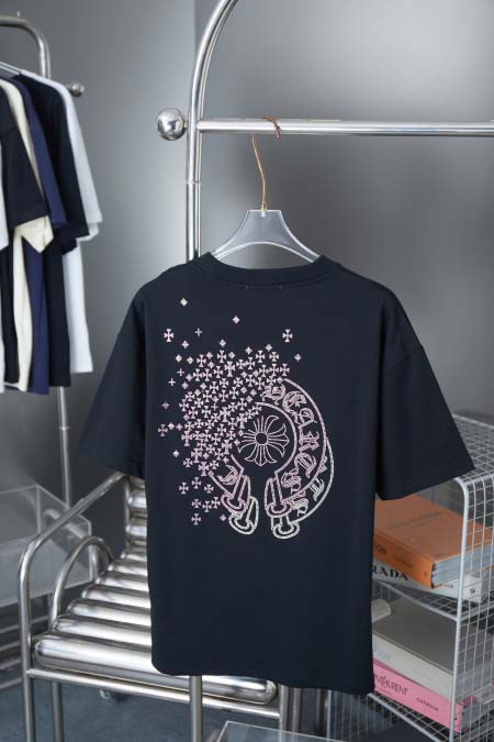 2025年8月4日入荷新作Chrome hearts半袖 tシャツ人気商品/DW工場