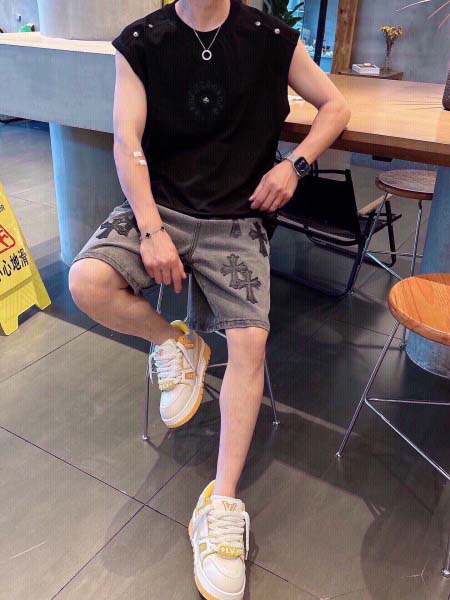 2025年8月4日入荷新作Chrome heartsズボン人気商品/DW工場