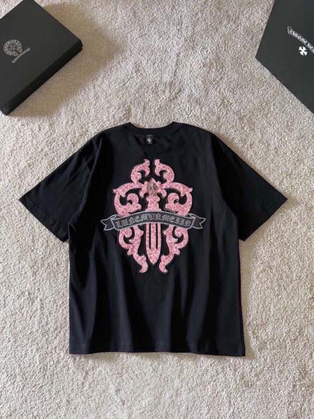 2025年8月4日入荷新作Chrome hearts半袖 tシャツ人気商品/DW工場