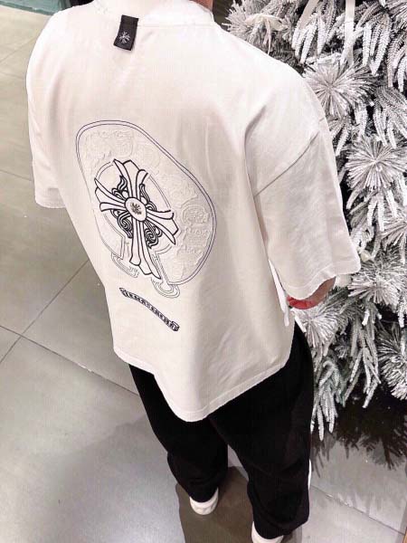 2025年8月4日入荷新作Chrome hearts半袖 tシャツ人気商品/DW工場