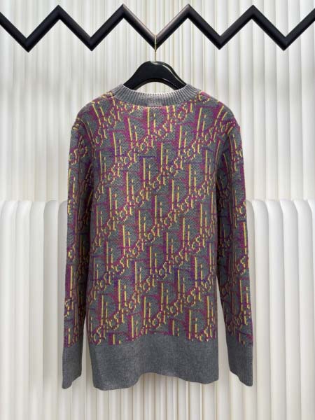 2025年8月6日入荷新作Diorニット原版復刻人気で【极品】/正規品と同じサイズ/DW工場S-XL