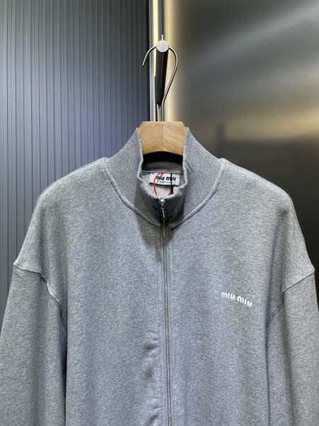 2025年8月6日入荷新作MiuMiuパーカー原版復刻人気で【极品】/正規品と同じサイズ/DW工場S-XL