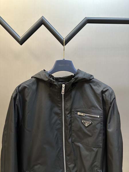 2025年8月6日入荷新作Pradaジャケット原版復刻人気で【极品】/正規品と同じサイズ/DW工場S-XL