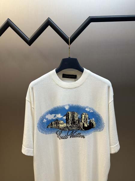 2025年8月6日入荷新作Louis vuitton半袖 tシャツ原版復刻人気で【极品】/正規品と同じサイズ/DW工場S-L