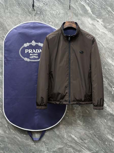 2025年8月20日入荷新作Prada秋冬ジャケット両面に綿服を着る 高级品超厳選★入手困難/誕生日プレゼント/MF工場