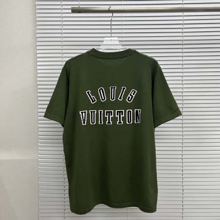 2025年8月23日秋冬入荷新作Louis Vuittonニットの半袖セーター人気商品/B6工場