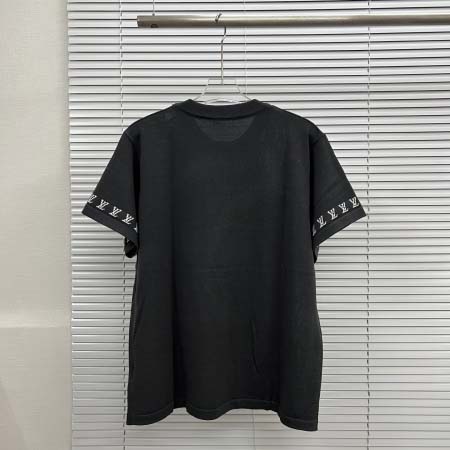 2025年8月23日秋冬入荷新作Louis Vuittonニットの半袖セーター人気商品/B6工場