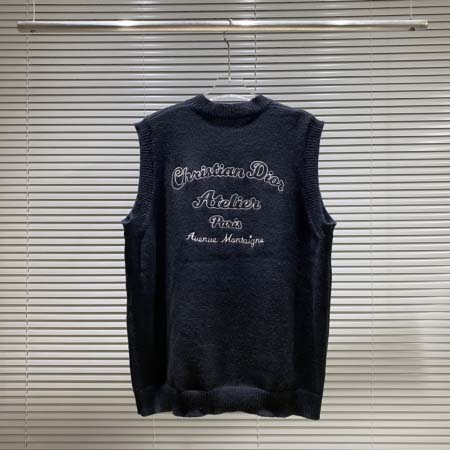 2025年8月23日秋冬入荷新作Dior ニットタンクトップセーター人気商品/B6工場
