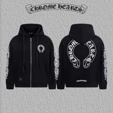 2025年8月24日秋冬入荷新作Chrome Heartsパーカー高品質安い人気商品/HL工場