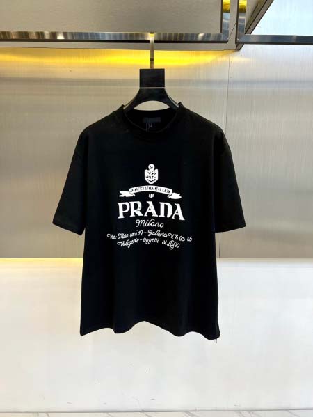 2025年8月27日秋冬入荷新作Prada半袖 tシャツ高品質安い人気商品/HL工場