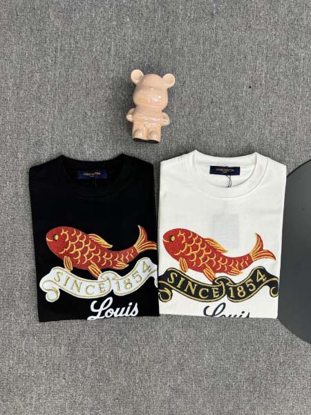 2025年8月27日秋冬入荷新作Louis Vuitton半袖 tシャツ高品質安い人気商品/HL工場