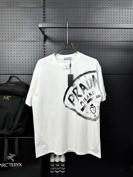 2025年8月28日秋冬入荷新作Prada半袖Tシャツ高品質安い人気商品/HL工場
