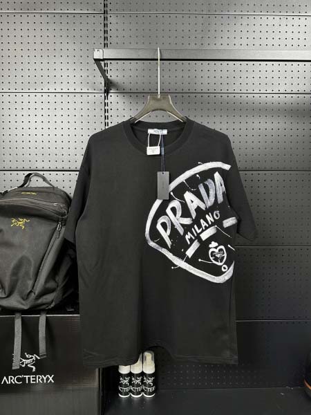 2025年8月28日秋冬入荷新作Prada半袖Tシャツ高品質安い人気商品/HL工場