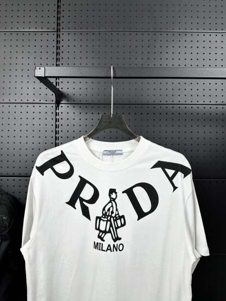 2025年8月28日秋冬入荷新作Prada半袖Tシャツ高品質安い人気商品/HL工場