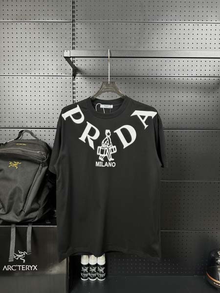 2025年8月28日秋冬入荷新作Prada半袖Tシャツ高品質安い人気商品/HL工場