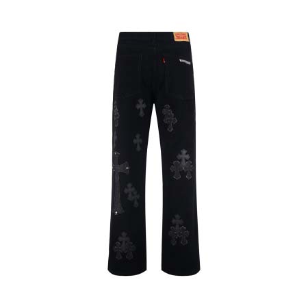 2025年8月28日入荷秋冬新作Chrome heartsジーパン原版復刻人気で【极品】/正規品と同じサイズSize:32 34 36 38/YGY工場