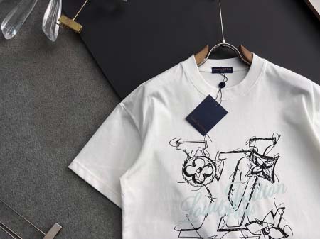 2025年8月29日入荷 新作Louis Vuitton半袖 tシャツ高級なプレゼント/誕生日プレゼント/高品質/メンツ/記念品/ wenzhou工場
