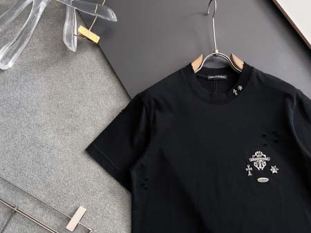 2025年8月29日入荷 新作Chrome hearts半袖 tシャツ高級なプレゼント/誕生日プレゼント/高品質/メンツ/記念品/ wenzhou工場