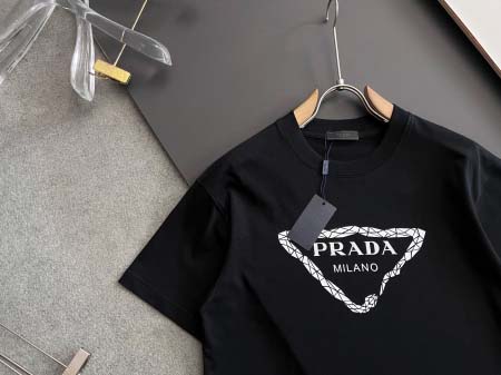2025年8月29日入荷 新作Prada半袖 tシャツ高級なプレゼント/誕生日プレゼント/高品質/メンツ/記念品/ wenzhou工場