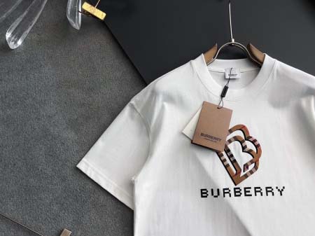 2025年8月30日入荷 新作Burberry半袖 tシャツ高級なプレゼント/誕生日プレゼント/高品質/メンツ/記念品/ wenzhou工場