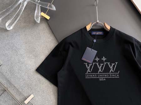 2025年8月30日入荷 新作Louis Vuitton半袖 tシャツ高級なプレゼント/誕生日プレゼント/高品質/メンツ/記念品/ wenzhou工場