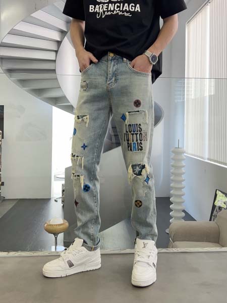 2025年8月2日入荷新作Louis Vuittonジーパン...
