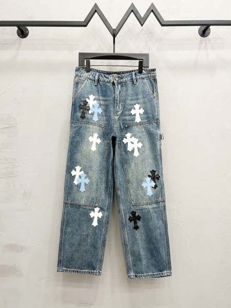 2025年8月4日入荷新作Chrome heartsジーパン...