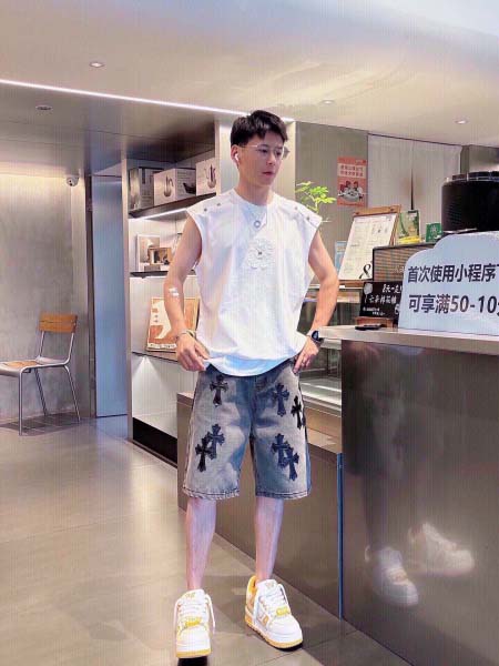 2025年8月4日入荷新作Chrome heartsズボン人...