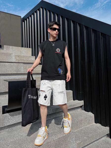 2025年8月4日入荷新作Chrome heartsズボン人...