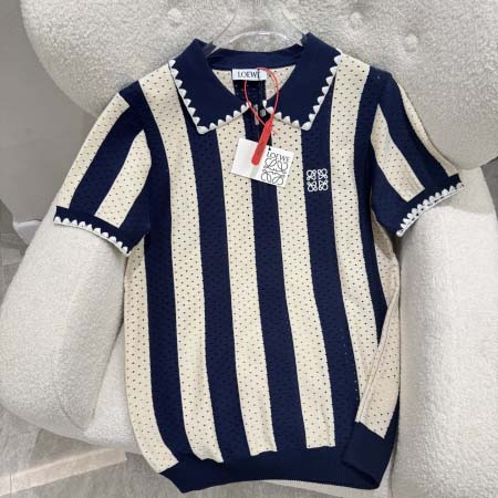 2025年8月6日入荷新作LOEWEニットの半袖人気商品/D...