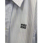 2025年8月6日入荷新作 MIU MIUシャツ原版復刻人気で【极品】/正規品と同じサイズ/DW工場S-L