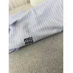 2025年8月6日入荷新作 MIU MIUシャツ原版復刻人気で【极品】/正規品と同じサイズ/DW工場S-L