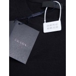 2025年8月6日入荷新作Pradaニットの半袖原版復刻人気で【极品】/正規品と同じサイズ/DW工場S-XL