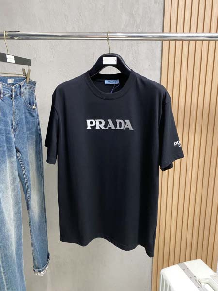 2025年8月12日入荷新作Prada半袖 tシャツ人気商品...