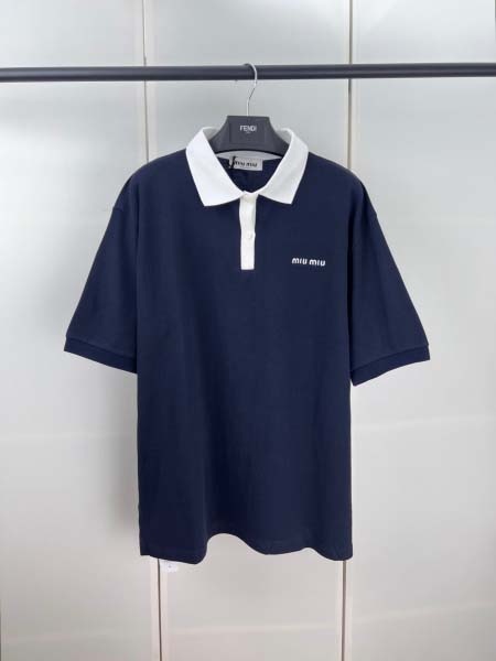 2025年8月14日入荷新作Miumiu半袖 tシャツ人気商...