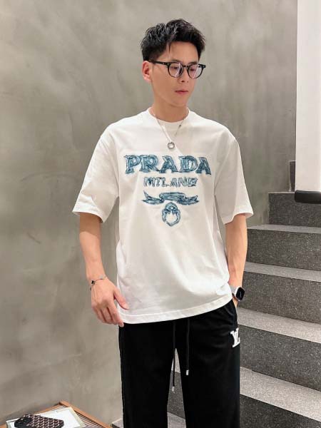 2025年8月20日入荷新作Prada半袖 tシャツ 高级品...