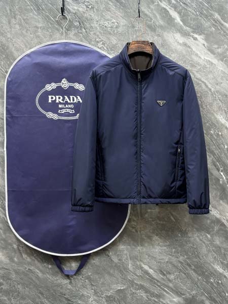 2025年8月20日入荷新作Prada秋冬ジャケット両面に綿...