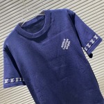 2025年8月23日秋冬入荷新作Louis Vuittonニットの半袖セーター人気商品/B6工場